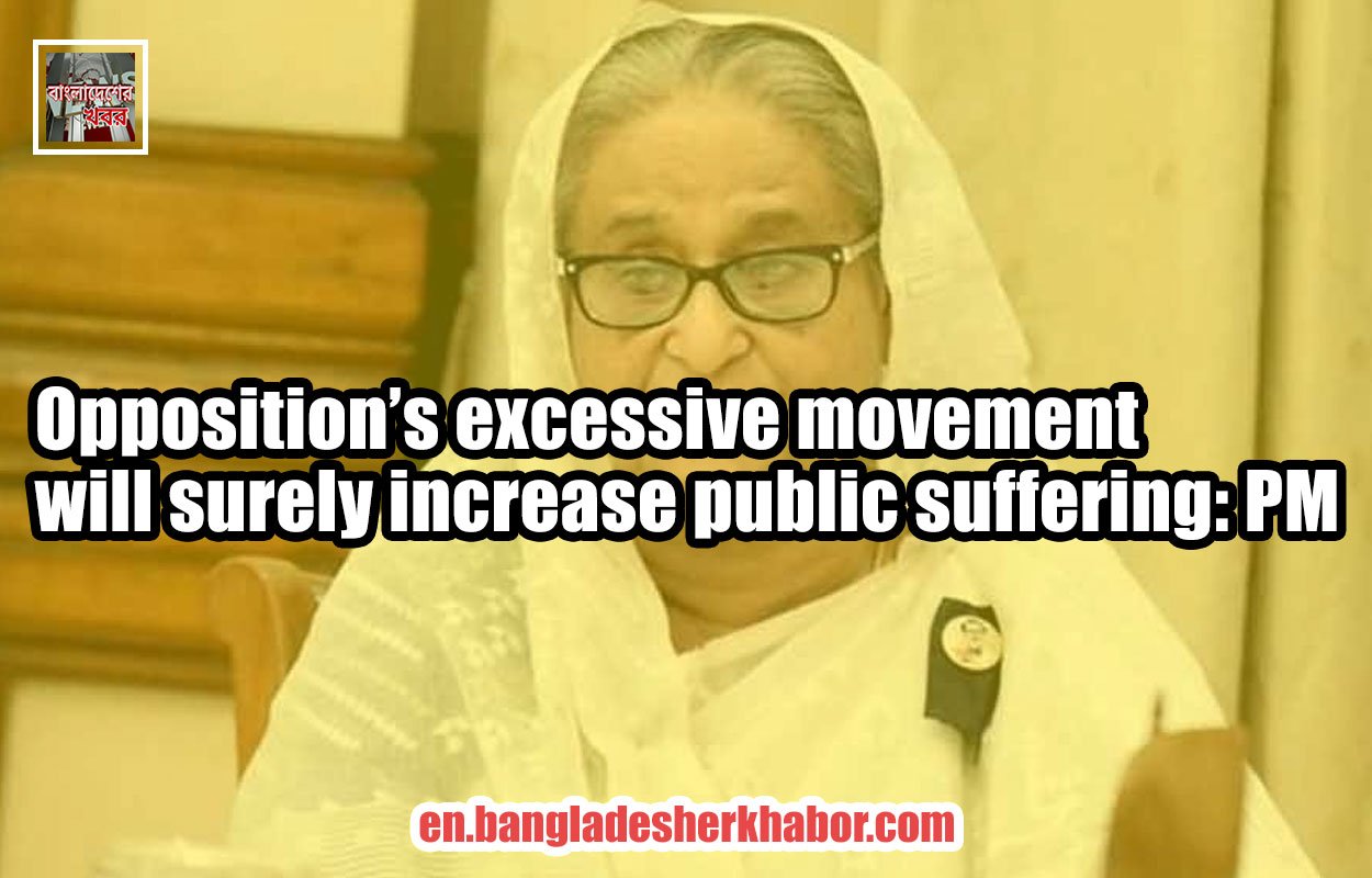 Opposition’s excessive movement will surely increase public suffering: PM