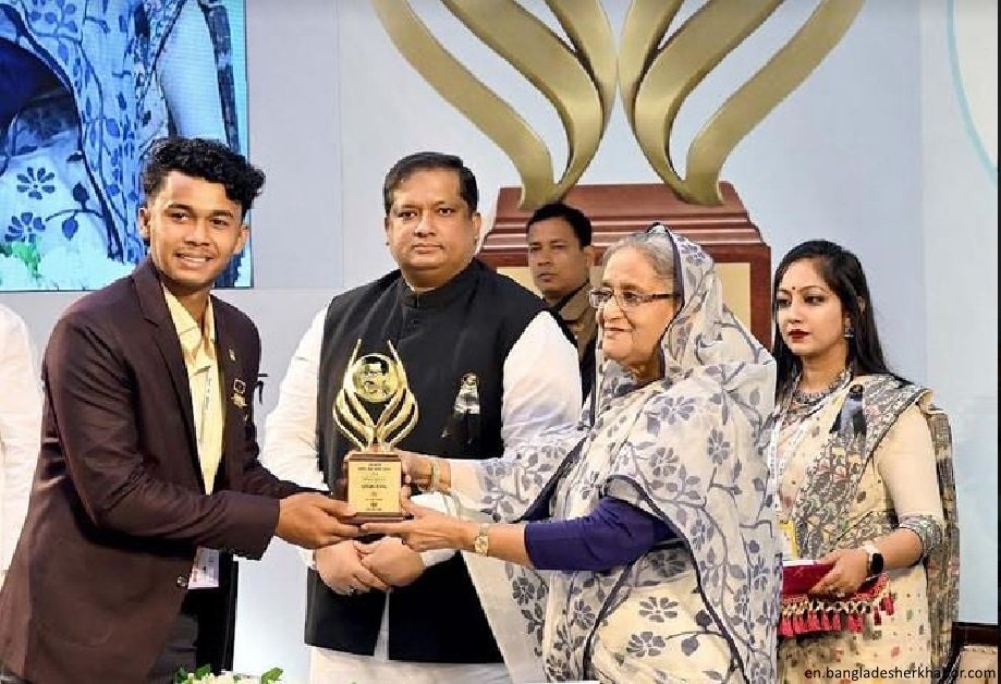 PM confers Sheikh Kamal National Sports Council award