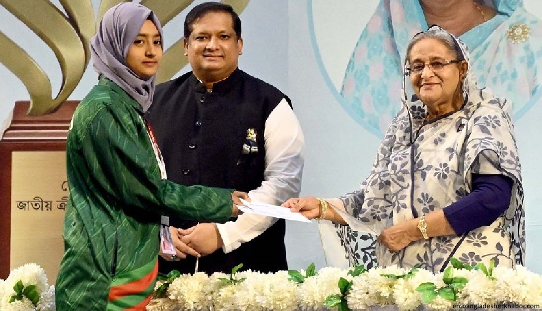 PM confers Sheikh Kamal National Sports Council award