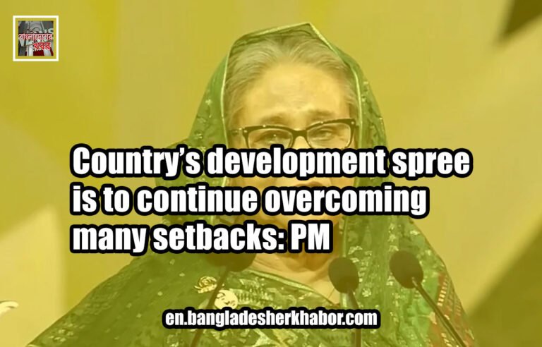 Country’s development spree is to continue overcoming many setbacks: PM
